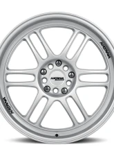 Katana Racing Wheels KR02 Wheel 17x7.5 4x108|4x114.3 40mm Glossy Silver                                     - KR02-177502GS - Image 2