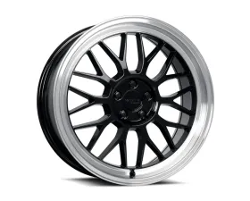 Katana Racing Wheels KR06 Wheel 18x8 5x100 40mm Glossy Black Machined Lip