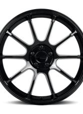 Katana Racing KR07 Wheel 18x8 5x110 40mm Glossy Black                                     - KR07-188051GB - Image 2