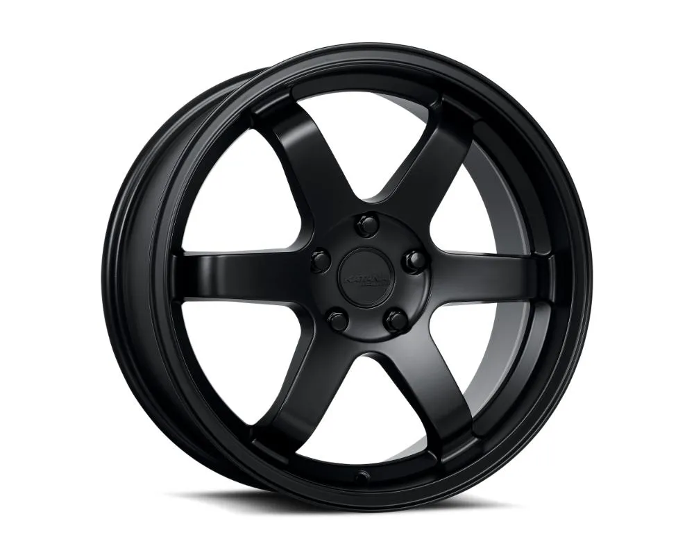 Katana Racing KR08 Wheel 18x8 5x100 40mm Matte Black - KR08-188050MB