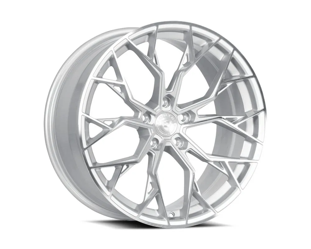 Dolce Performance Aria Wheel 20x8.5 5x112 28mm Gloss Silver Machined Face - ARIA-28552GSF28