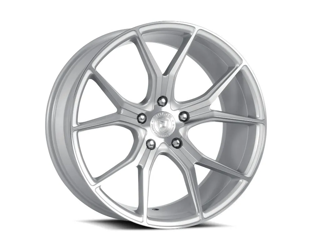 Dolce Performance Element Wheel 19x8.5 5x112 28mm Gloss Silver Machined Face - ELEMENT-98552GSF