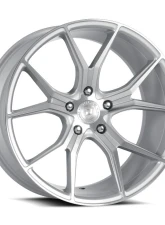 Dolce Wheels Dolce Performance Element Wheel 18x8.5 5x114.3 35mm Gloss Silver Machined Face                                     - ELEMENT-88554GSF - Image 3