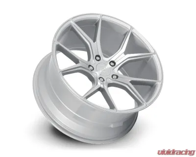Dolce Wheels Dolce Performance Element Wheel 18x8.5 5x114.3 35mm Gloss Silver Machined Face - ELEMENT-88554GSF