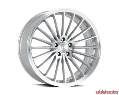 Dolce Wheels Dolce Performance Ghost Wheel 20x8.5 5x114.3 38mm Gloss Silver Machined Face - GHOST-28554GSF