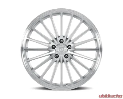 Dolce Wheels Dolce Performance Ghost Wheel 20x8.5 5x114.3 38mm Gloss Silver Machined Face - GHOST-28554GSF