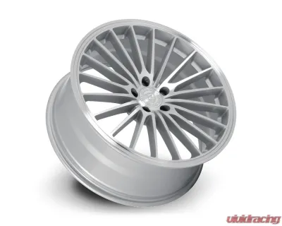 Dolce Wheels Dolce Performance Ghost Wheel 20x8.5 5x114.3 38mm Gloss Silver Machined Face - GHOST-28554GSF