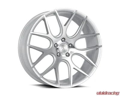 Dolce Wheels Dolce Performance Monza Wheel 20x8.5 5x120 28mm Gloss Silver Machined Face - MONZA-28545GSF