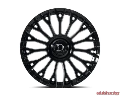 Dolce Luxury Roma Wheel 24x10 Blank 35mm Glossy Black - ROMA-241000GB