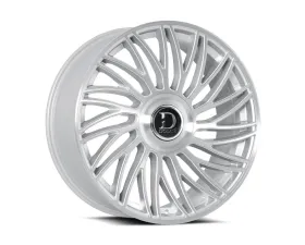 Dolce Wheels Dolce Luxury Sesto Wheel 22x9.5 6x135|6x139.7 18mm Gloss Silver Brush Face