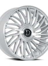 Dolce Wheels Dolce Luxury Sesto Wheel 24x10 Blank 35mm Glossy Silver Brush Face                                     - SESTO-241000GSBF - Image 3