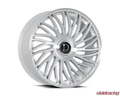 Dolce Wheels Dolce Luxury Sesto Wheel 24x10 Blank 35mm Glossy Silver Brush Face - SESTO-241000GSBF