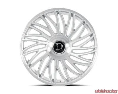 Dolce Wheels Dolce Luxury Sesto Wheel 24x10 Blank 35mm Glossy Silver Brush Face - SESTO-241000GSBF