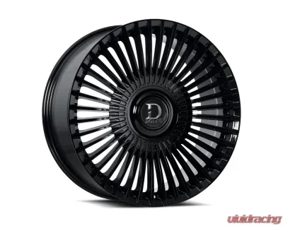 Dolce Luxury Trento Wheel 22x10.5 Blank 25mm Glossy Black - TRENTO-2210500GB