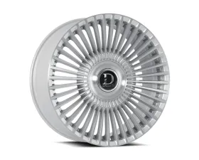 Dolce Wheels Dolce Luxury Trento Wheel 22x10.5 5x108|5x112 40mm Glossy Silver Brush Face