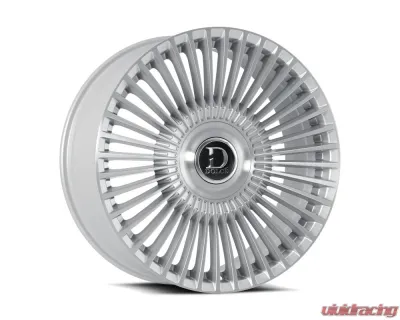 Dolce Luxury Trento Wheel 22x9 5x115|5x120 15mm Gloss Silver Brush Face - TRENTO-229018GSBF