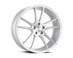 Dolce Wheels Dolce Performance Vain Wheel 19x8.5 5x112 28mm Gloss Silver Machined Face