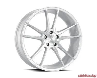 Dolce Wheels Dolce Performance Vain Wheel 19x8.5 5x112 28mm Gloss Silver Machined Face - VAIN-98552GSF