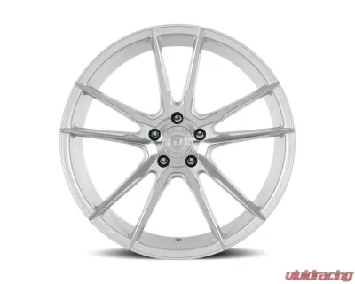 Dolce Wheels Dolce Performance Vain Wheel 19x8.5 5x112 28mm Gloss Silver Machined Face - VAIN-98552GSF