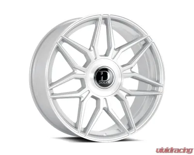 Dolce Luxury Verona Wheel 24x10 Blank 25mm Glossy Silver Brush Face - VERONA-241000GSBF25