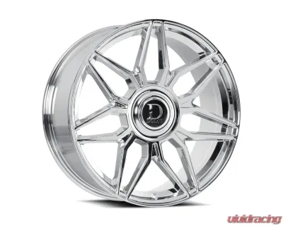 Dolce Luxury Verona Wheel 22x9.5 Blank 18mm Chrome - VERONA-229500C18
