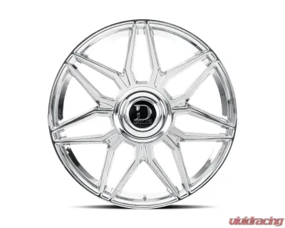 Dolce Luxury Verona Wheel 22x9.5 Blank 18mm Chrome - VERONA-229500C18