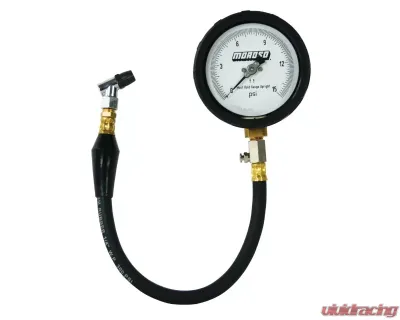 Moroso 1/2 Percent Accuracy 4in Display Tire Pressure Gauge 0-15psi - 89552