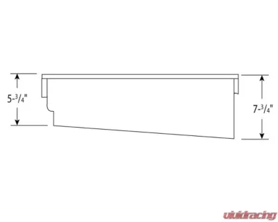 Moroso Chevrolet Big Block Gen IV Wet Sump 7qt 7.75in Steel Oil Pan - 20032
