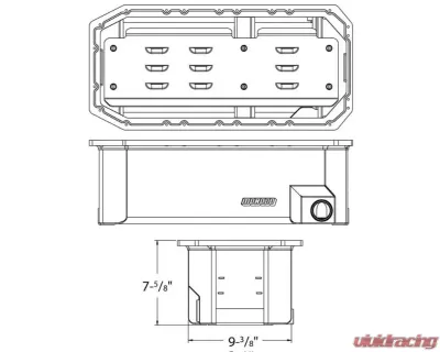 Moroso AJPE TFX 96/TFX 2000/TFX 2002 Dragster Wet Sump 7in Aluminum Oil Pan - 20055