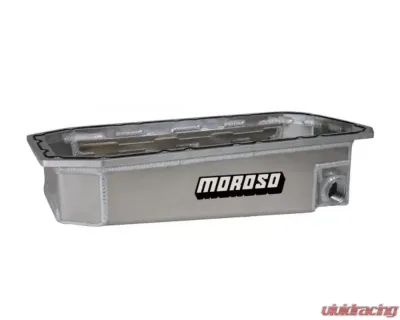 Moroso AJPE TFX 96/TFX 2000/TFX 2002 Funny Car Wet Sump 4.25in-6.25in Aluminum Oil Pan - 20056