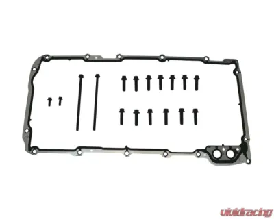 Moroso Wet Sump 6qt 5.75in Aluminum Oil Pan GM LS Swap w/Rear Sump & Spin-On Oil Filter Adapter - 20105