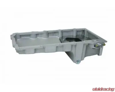 Moroso Wet Sump 6qt 5.75in Aluminum Oil Pan GM LS Swap w/Rear Sump & Spin-On Oil Filter Adapter - 20105