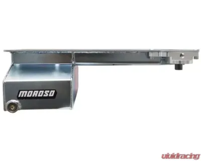 Moroso Wet Sump 6.5qt 6in Steel Oil Pan GM LS Swap w/ Front Sump & Spin-On Oil Filter Adapter - 20138