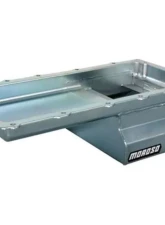 Moroso Wet Sump 7qt 6in Baffled Steel Oil Pan GM LS Swap w/Rear Sump & Two -10An Fittings                                     - 20140 - Image 3