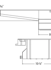 Moroso Wet Sump 7qt 6in Angled Steel Oil Pan GM LS Swap w/Rear Sump & Spin-On Oil Filter Adapter                                     - 20143 - Image 2