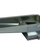 Moroso Wet Sump 7qt 6in Angled Steel Oil Pan GM LS Swap w/Rear Sump & Spin-On Oil Filter Adapter                                     - 20143 - Image 3