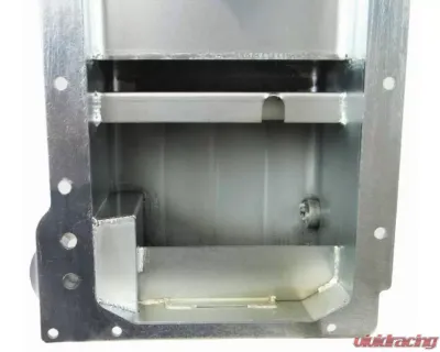 Moroso Wet Sump 6in Narrow Steel Oil Pan GM LS Swap/A-Body w/Rear Sump & Spin-On Filter Adapter - 20150