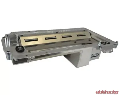 Moroso Wet Sump 5qt 5-7/8in Aluminum Oil Pan GM LT Swap w/Rear Sump & Spin-On Oil Filter Adapter - 20155