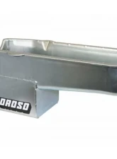 Moroso Wet Sump 7qt 9.5in Steel Oil Pan Pre-80 Chevrolet Small Block w/Driver Side Dipstick                                     - 20160 - Image 2