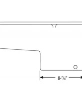 Moroso Wet Sump 7qt 9.5in Steel Oil Pan Chevrolet Small Block w/Passenger Side Dipstick 1980-1985                                     - 20165 - Image 2