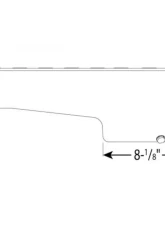 Moroso Wet Sump 6qt 8.25in Steel Oil Pan Pre-80 Chevrolet Small Block w/Driver Side Dipstick                                     - 20180 - Image 2