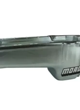 Moroso Wet Sump 6qt 8.25in Steel Oil Pan Chevrolet Small Block w/Passenger Side Dipstick 1986+                                     - 20182 - Image 3