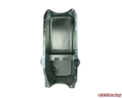 Moroso Wet Sump 6qt 8.25in Steel Oil Pan Chevrolet Small Block w/Passenger Side Dipstick 1986+ - 20182