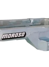 Moroso Wet Sump 5.5qt 7.5in Steel Oil Pan Chevrolet Small Block w/Passenger Side Dipstick 1986+                                     - 20185 - Image 3