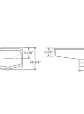 Moroso Wet Sump 7qt 8.25in Steel Oil Pan Chevrolet SBC w/Passenger Side Dipstick 1980-1985                                     - 20200 - Image 2