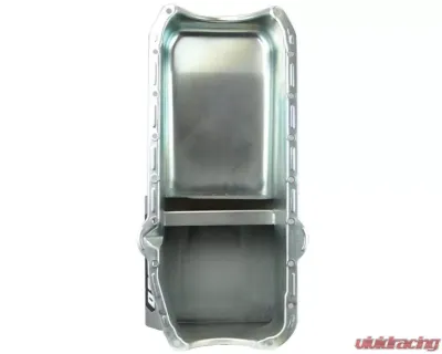 Moroso Wet Sump 7qt 8.25in Steel Oil Pan Pre-80 Chevrolet Small Block w/Driver Side Dipstick - 20190