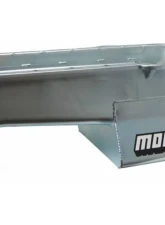 Moroso Wet Sump 7qt 8.25in Steel Oil Pan Pre-80 Chevrolet SBC w/Driver Side Dipstick                                     - 20191 - Image 3