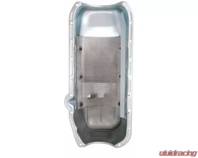 Moroso Wet Sump 7qt 8.25in Steel Oil Pan Pre-80 Chevrolet SBC w/Driver Side Dipstick - 20191