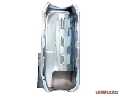 Moroso Wet Sump 7qt 8.25in Steel Oil Pan Pre-85 Chevrolet Small Block w/2 Piece Rear Main Seal - 20196