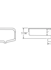 Moroso Wet Sump 6qt 9in Steel Oil Pan Chevrolet SBC w/1 Piece Rear Main Seal 1986+                                     - 20212 - Image 2